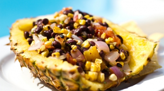 Grilled Pineapple Corn Salsa